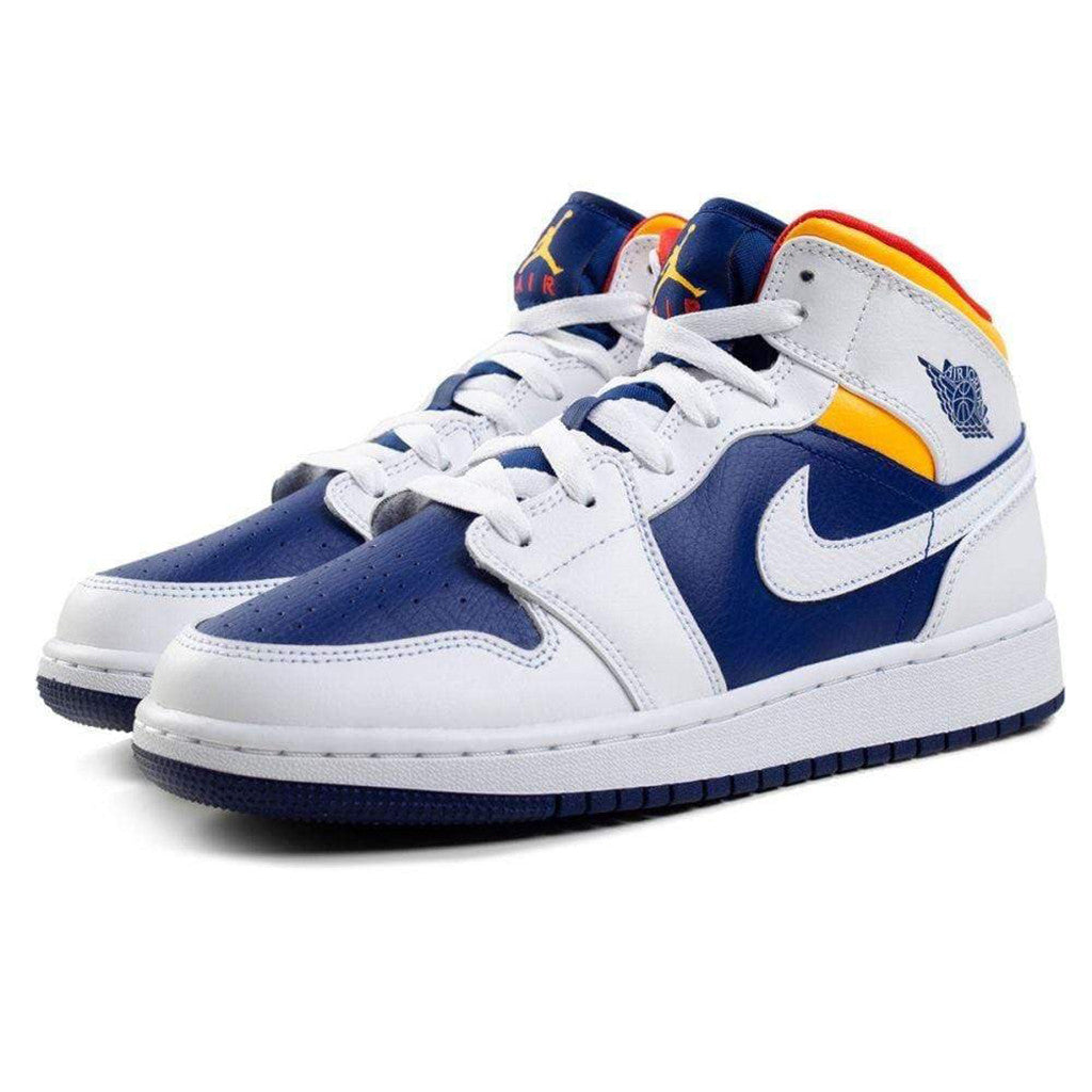 Air Jordan 1 GS Mid White Laser