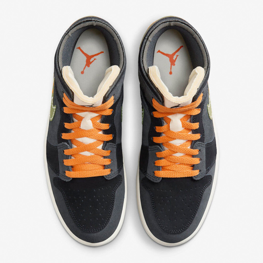 Air Jordan 1 Mid Se Craft Anthracite/Light Olive
