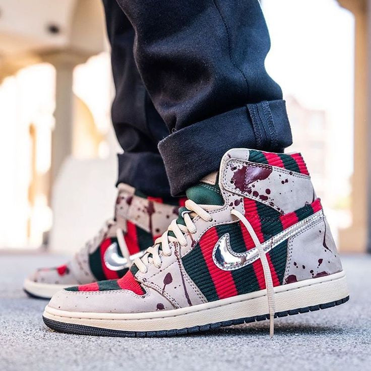 Air Jordan 1 Freddy Krueger Custom
