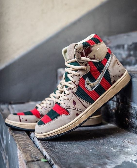 Air Jordan 1 Freddy Krueger Custom