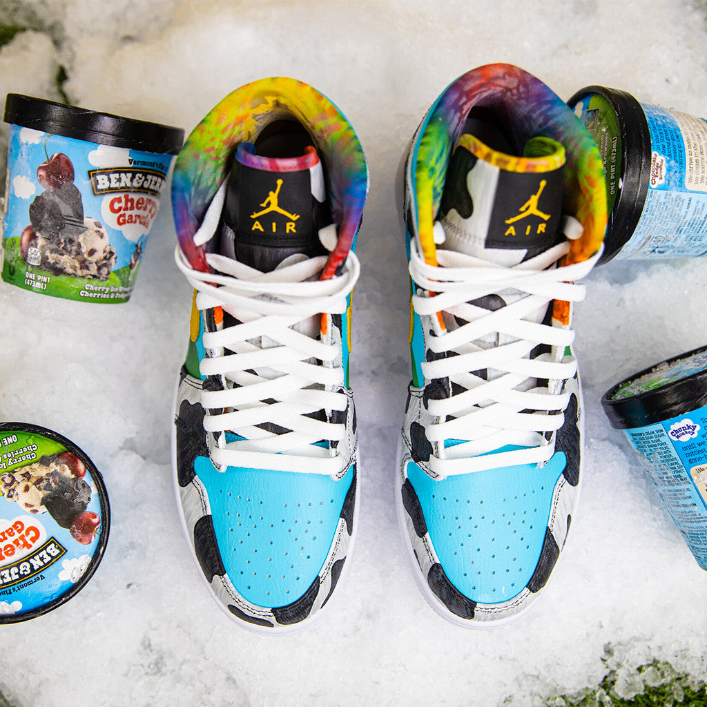 Ben & Jerry's Chunky Dunky Jordan 1 Custom