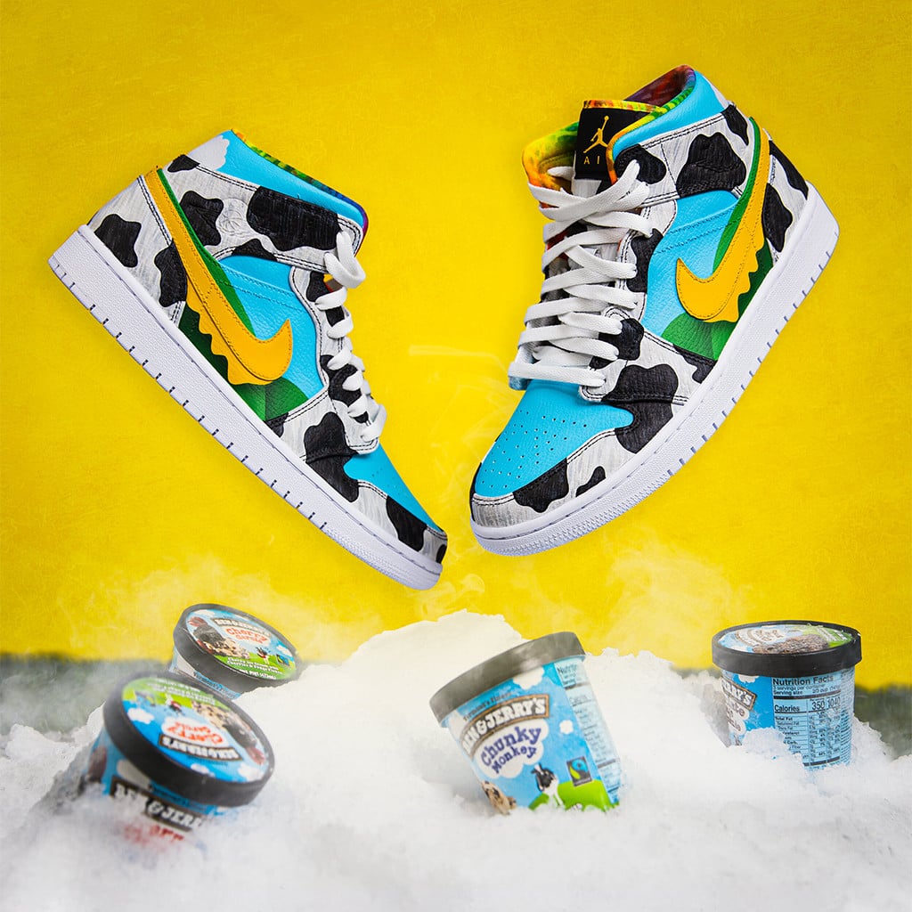 Ben & Jerry's Chunky Dunky Jordan 1 Custom