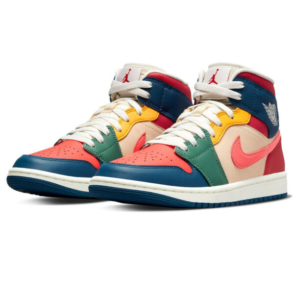 Air Jordan 1 Mid SE Wmns Multi-Color