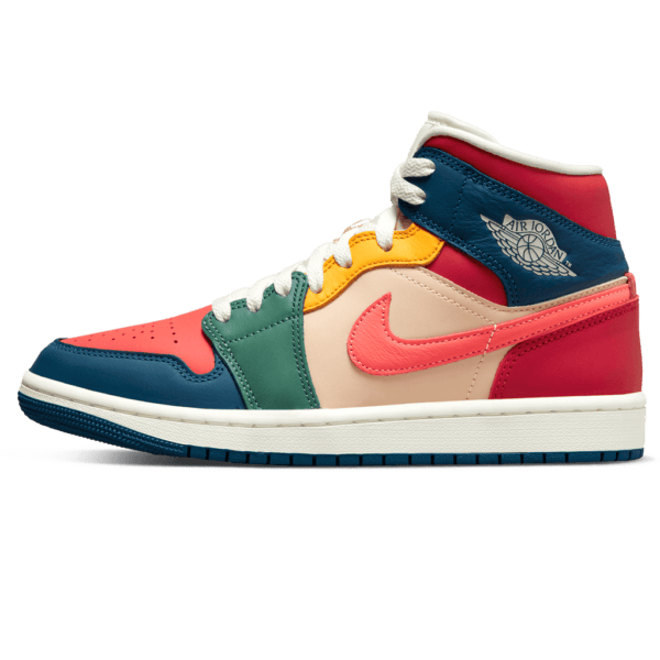Air Jordan 1 Mid SE Wmns Multi-Color