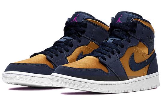 Air Jordan 1 Mid SE Premium Stain Gold