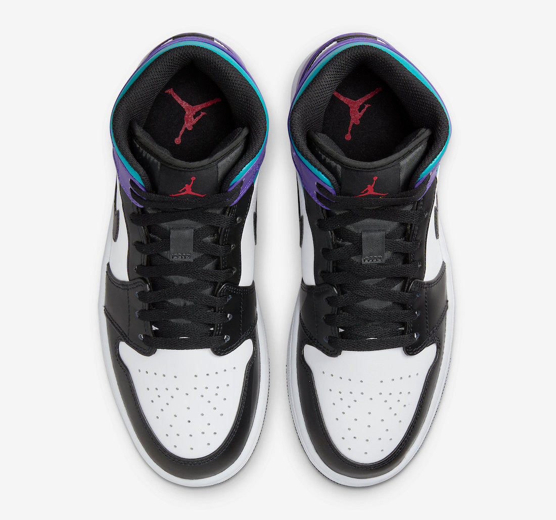 Air Jordan 1 Mid Court Purple Tropical Twist