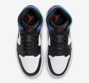 Air Jordan 1 Mid Court Purple Tropical Twist