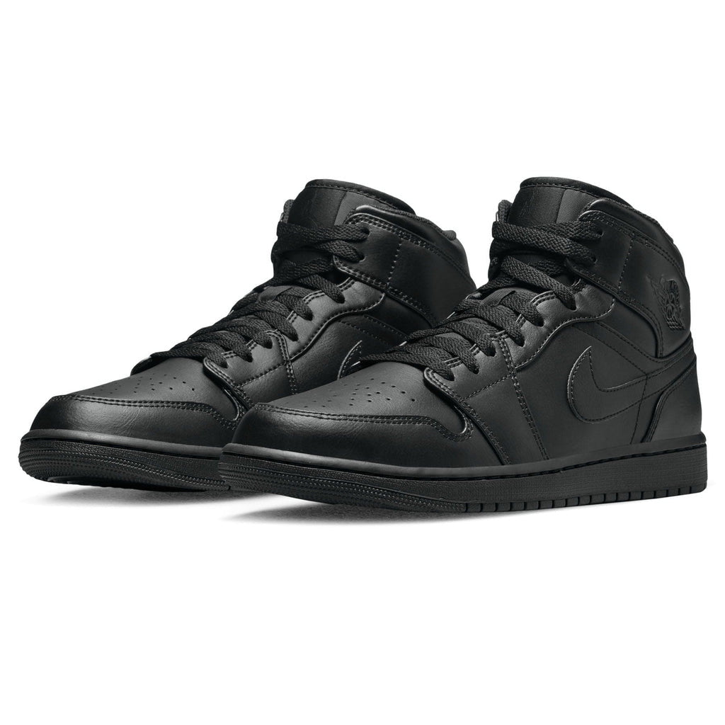 Air Jordan 1 Mid Triple Black 2022