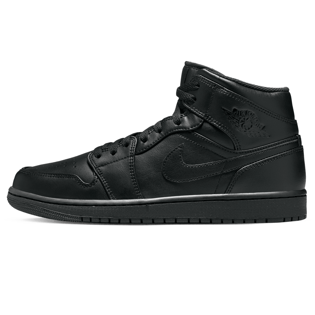 Air Jordan 1 Mid Triple Black 2022