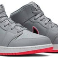 Air Jordan 1 Mid Wolf Grey Racer Pink Black
