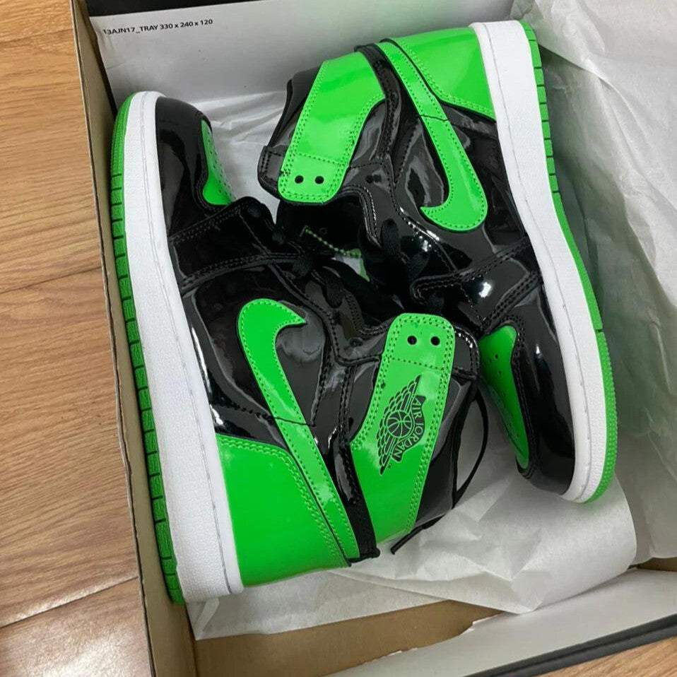 Air Jordan 1 High OG Lucky Green Patent