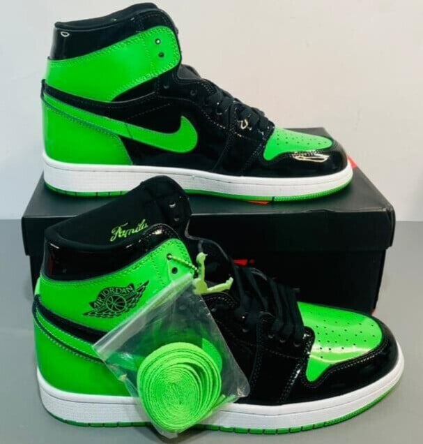 Air Jordan 1 High OG Lucky Green Patent