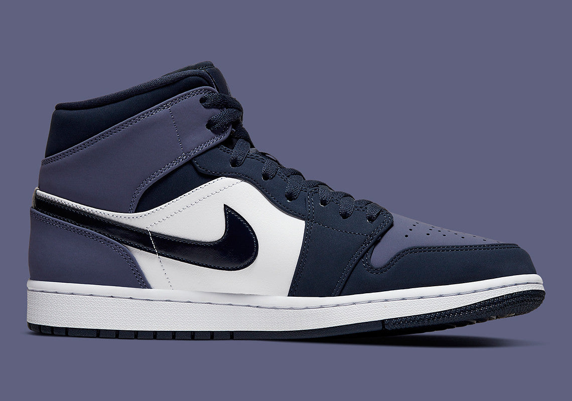 Air Jordan 1 Mid Obsidian Sanded Purple