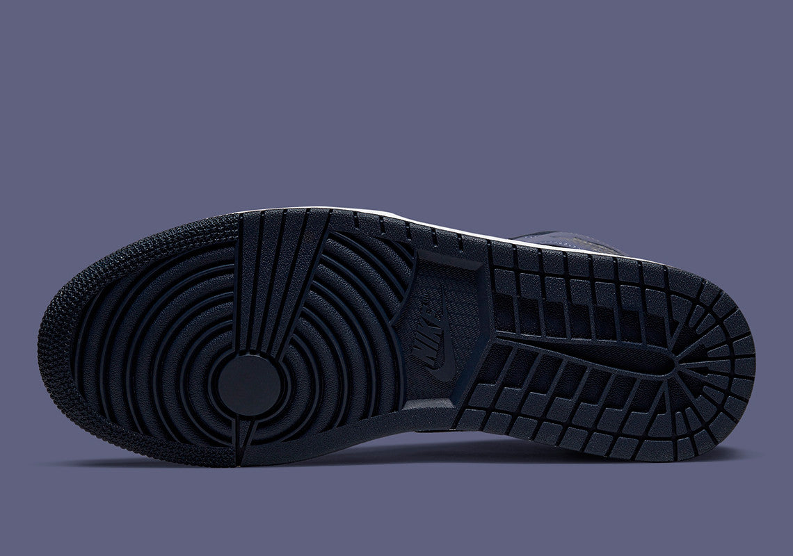 Air Jordan 1 Mid Obsidian Sanded Purple