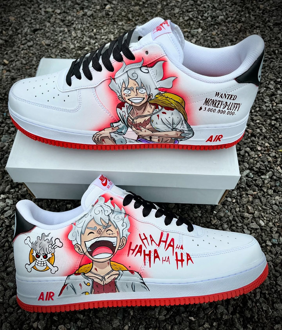 Air force1 custom Luffy-inspired