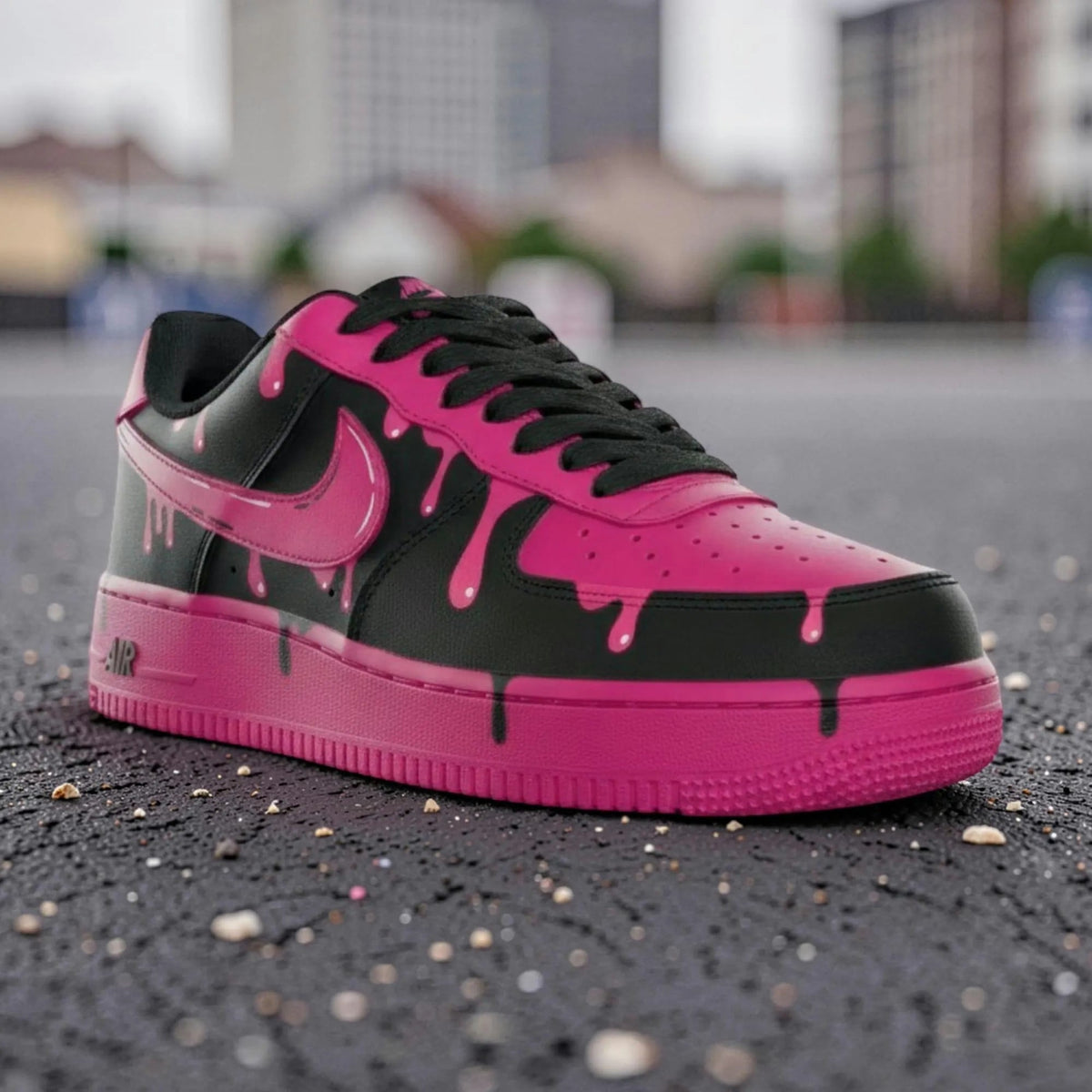 Pink Drip Air Force 1 Custom