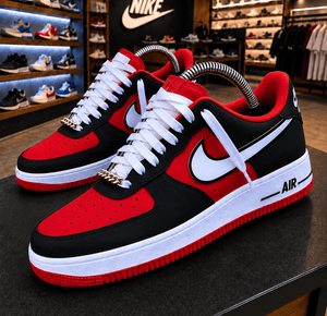 Air Force 1 Red white Custom