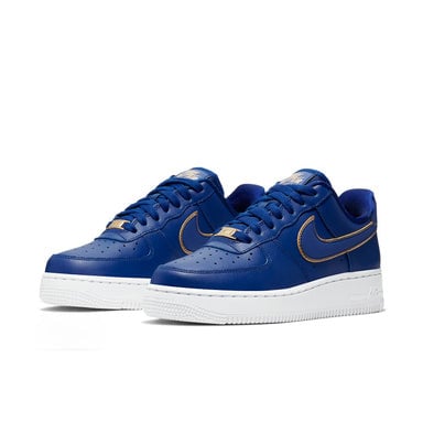 Air Force 1 Low Blue Gold Swoosh Custom