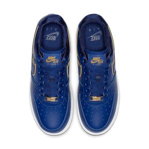 Air Force 1 Low Blue Gold Swoosh Custom