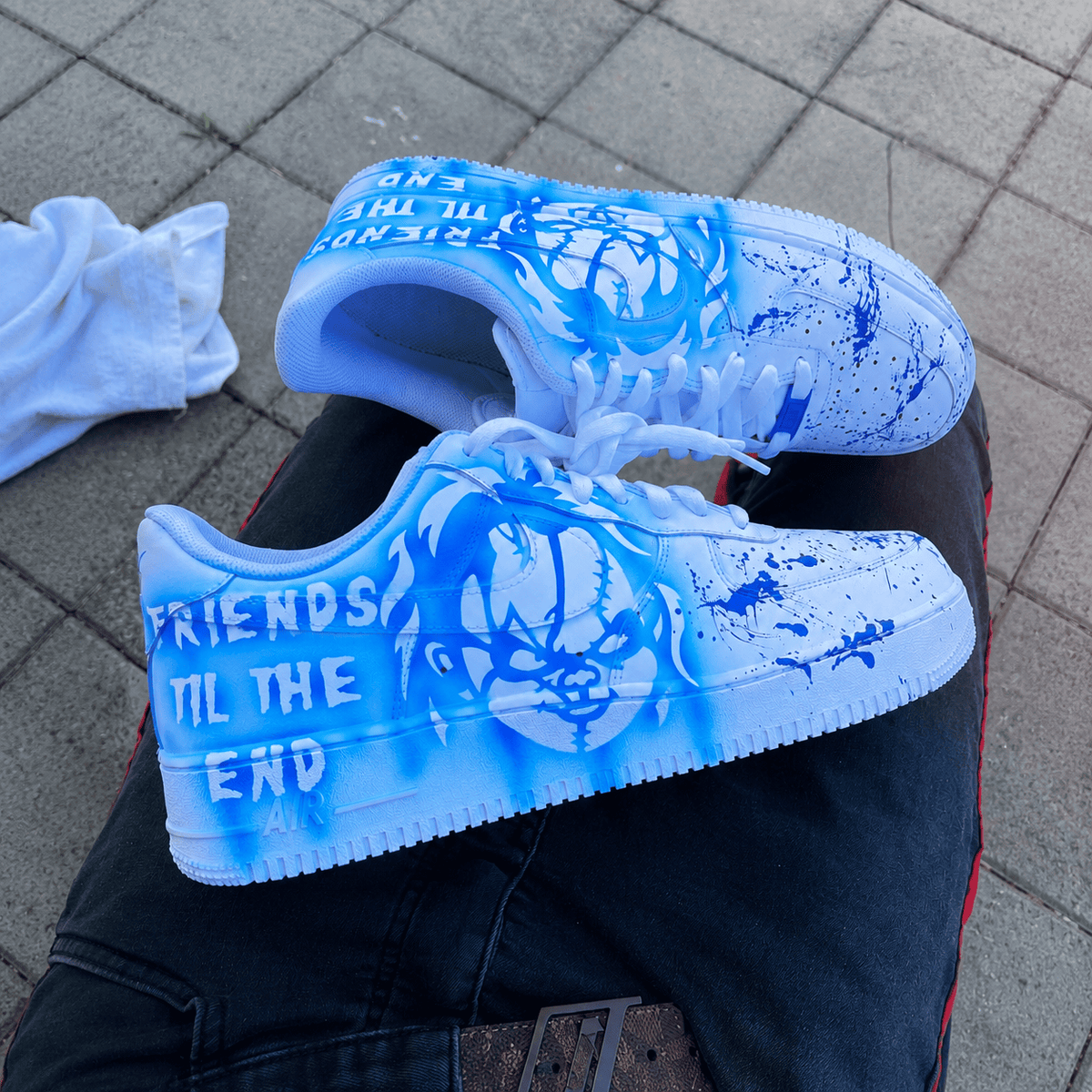 Air Force 1 Blue FTTE Custom