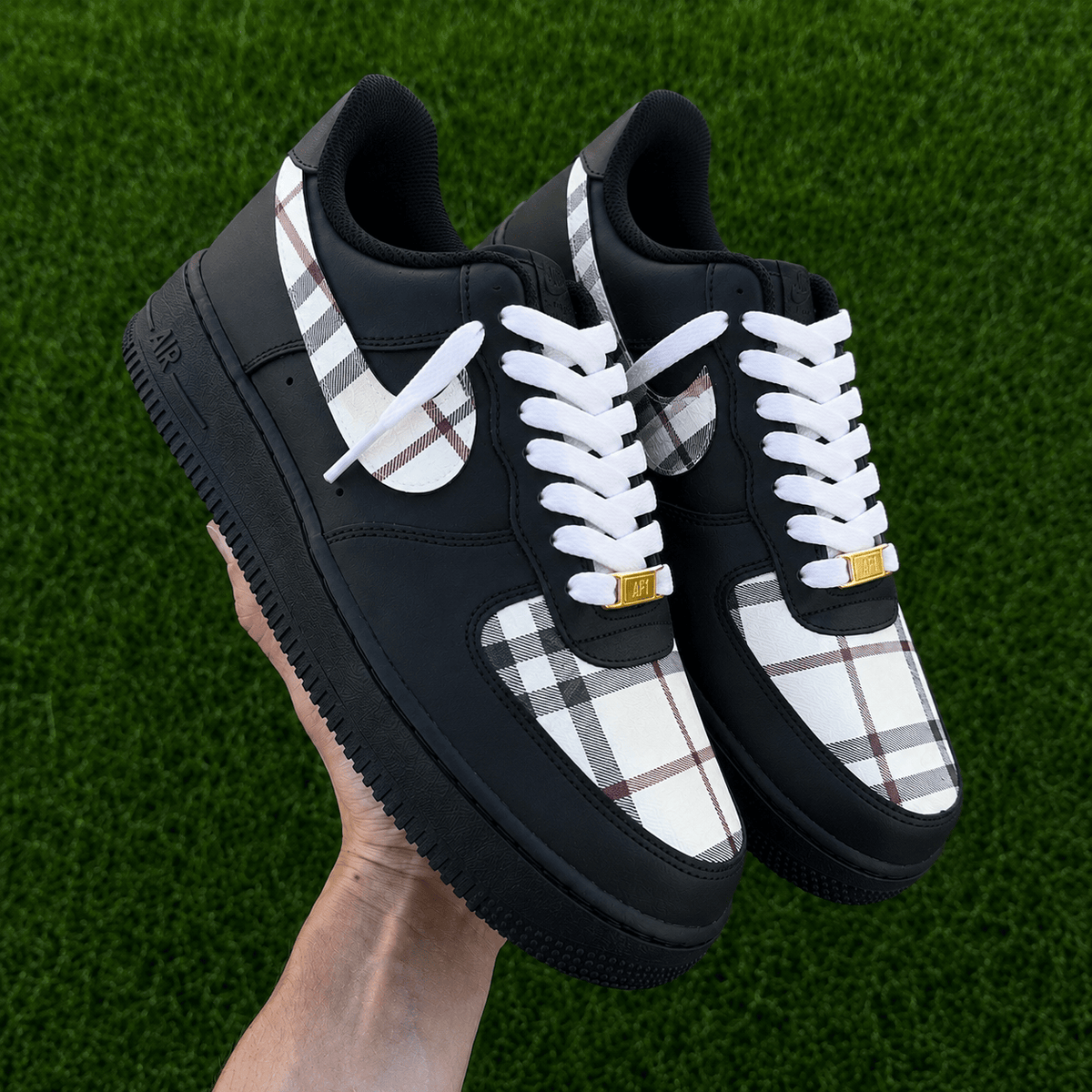 Air Force 1 Black BBR Line Custom