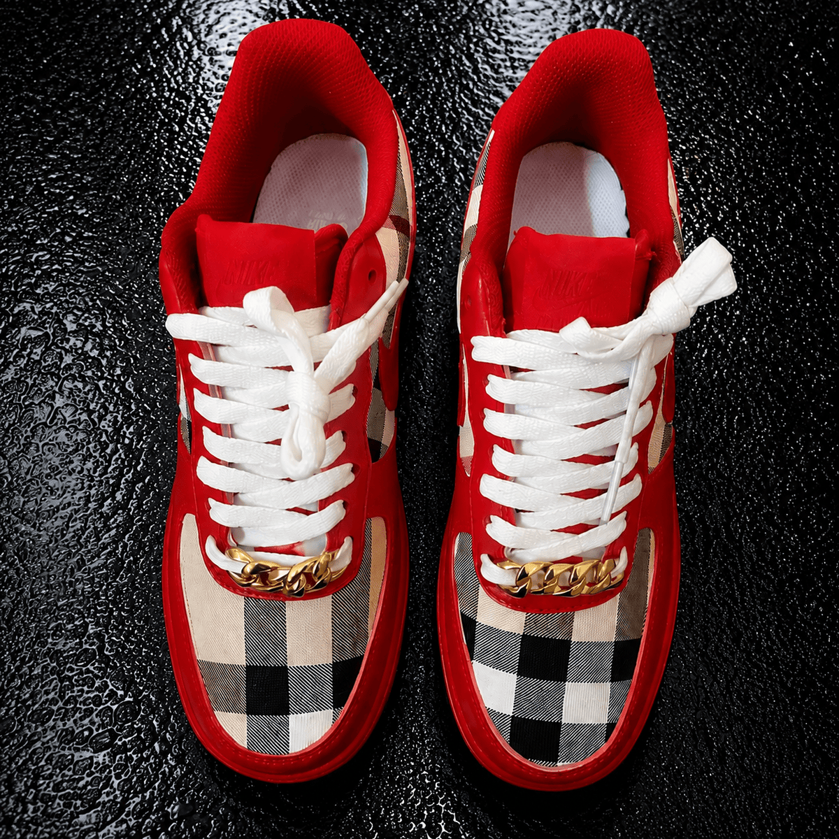 Air Force 1 Red Caro BBR Custom