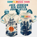 Jack Johnson Merch SurfFilmMusic Tour 2026 Jersey Jack Johnson Clothes Music Fan Gifts - Gearneko