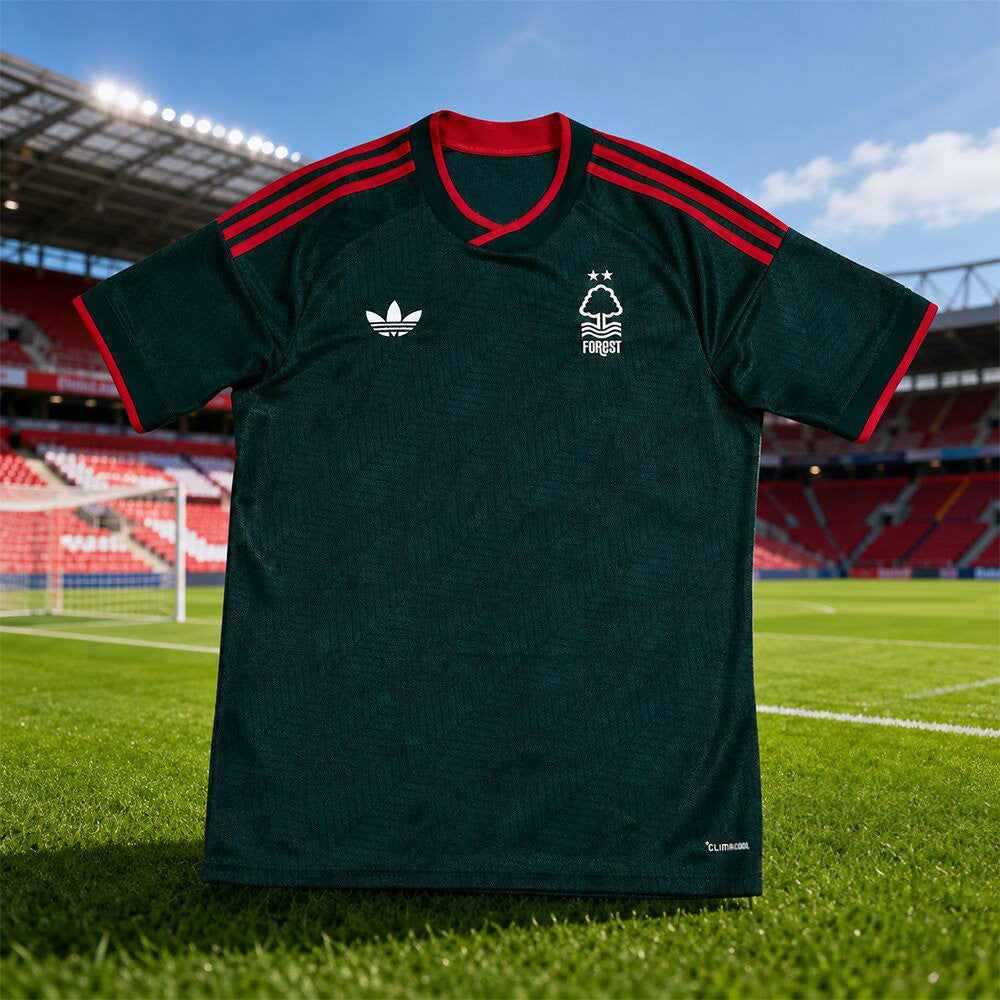 Nottingham Forest Trefoil 2026 27 Shirt Nottingham Forest Merch Soccer Lovers Gifts - Gearneko