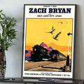 Zach Bryan Salt Lake City Utah Exclusive Event Poster Zach Bryan Merch Music Lovers Gift Ideas - Gearneko