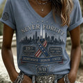9 11 25th Anniversary Remember Honor Unite V-Neck Shirt 9 11 Clothes Cool Gifts For Mom - Gearneko