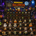 Minions X Halloween 2026 Advent Calendar Holiday Decor Best Gifts For Minions Lovers - Gearneko