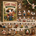 Dairy Farm Cow Advent Calendar Christmas Decor Xmas Gifts For Dairy Cow Lovers - Gearneko