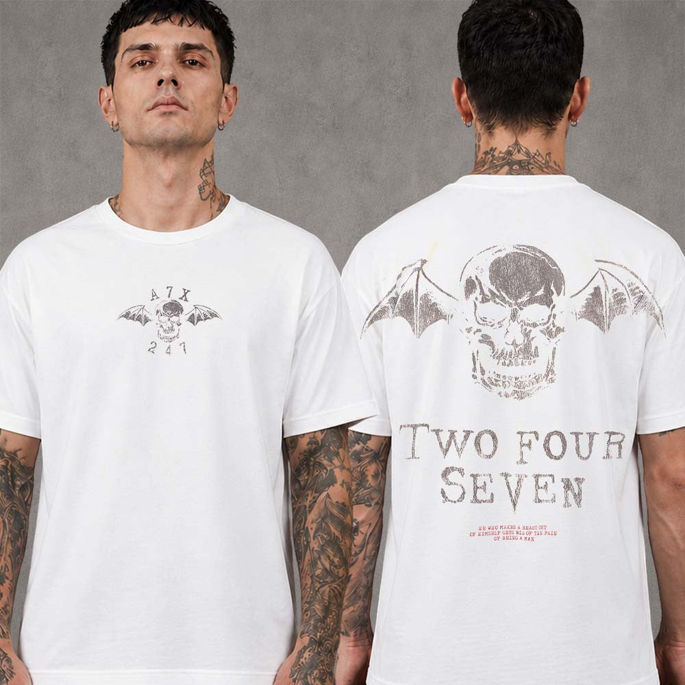 247 X Avenged Sevenfold Death Bat T-Shirt Avenged Sevenfold Concert Outfits Music Lovers Gifts - Gearneko