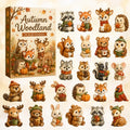 Autumn Woodland Advent Calendar Cute Festive Counting Down Calendar Animal Lovers Gifts - Gearneko