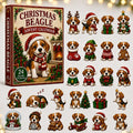 Beagle Christmas Advent Calendar Best Counting Down Calendar Xmas Gifts For Beagle Lovers - Gearneko