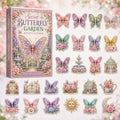 Butterfly Garden Christmas Advent Calendar Animal Xmas Calendar Countdown Butterfly Lover Gift - Gearneko