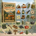 Camper Survival Pack Advent Calendar Cute Advent Calendar Decoration Camping Lovers Gifts - Gearneko