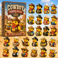 Cowboy Rubber Ducks Xmas Advent Calendar For Christmas Countdown Christmas Gifts Ideas - Gearneko