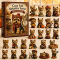Cozy Fall Yorkshire Terrier Advent Calendar Cute Advent Ornaments Christmas Gifts For Dog Lovers - Gearneko