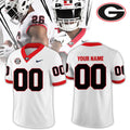 Custom Georgia Bulldogs 2026 Whiteout Uniform Jersey Georgia Bulldogs Clothing - Gearneko
