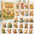 Everyday Corgi Christmas Advent Calendar Best Counting Down Calendar Xmas Gifts For Corgi Lovers - Gearneko