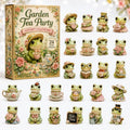 Frog Garden Tea Party Xmas Advent Calendar Cute Animal Countdown Calendar Frog Lovers Gifts - Gearneko
