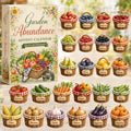 Garden Abundance Advent Calendar Cute Xmas Calendar Countdown Gifts For Christmas - Gearneko