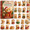 Ginger Cat Xmas Advent Calendar For Christmas Countdown Christmas Gifts For Ginger Cat Lovers - Gearneko
