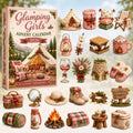 Glamping Girls Advent Calendar Cute Advent Ornaments Presents For Glamping Lovers - Gearneko
