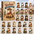 Horse Yeehaw Advent Calendar Unique Advent Ornament Calendar Gifts For Horse Lovers - Gearneko