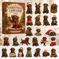 Labrador Christmas Advent Calendar Cool Advent Ornament Calendar Xmas Gifts For Labrador Lovers - Gearneko