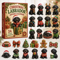 Labrador Christmas Advent Calendar Xmas Advent Ornaments Christmas Gifts For Labrador Lovers - Gearneko
