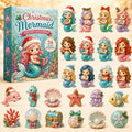 Mermaid Christmas Advent Calendar Xmas Calendar Countdown Xmas Gifts For Mermaid Lovers - Gearneko