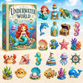 Mermaid Underland World Advent Calendar Unique Advent Ornament Calendar Mermaid Lovers Gifts - Gearneko